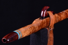 Maple Burl Native American Flute, Minor, High G-5, #I32D